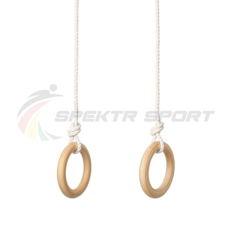 Купить Кольца гимнастические деревянные (фанера 18 мм, покрытие: эмаль, лак или пропитка) в Завитинске 