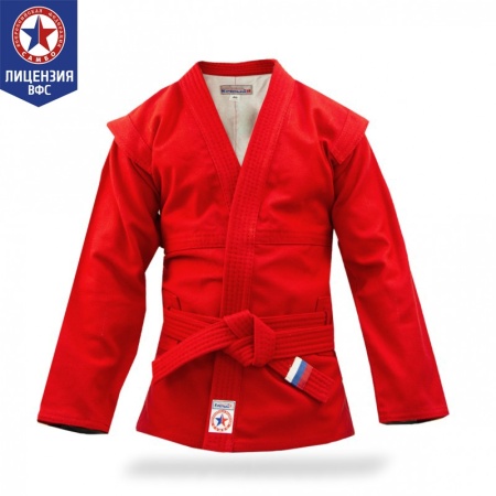 Купить Куртка для самбо "Атака" ВФС (подкладка, пояс)  р 36-48 в Завитинске 