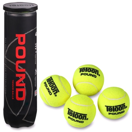 Купить Мяч для большого тенниса Teloon 828Т Р4  (4 шт) в Завитинске 